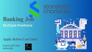 Standard Chartered Bank Job  Standard Chartered Pakistan Job [upl. by Araas]