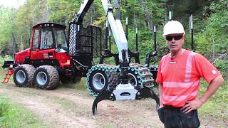 845 Forwarder DemoWalk around Marquette Michigan  2017 [upl. by Ahseenat]