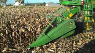 9560 Sidehill Picking Corn [upl. by Yenobe501]