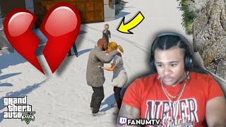 Fanum Gets CHEATED ON… 😱🥺😖💔 GTA [upl. by Arondell]