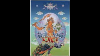 ༀ་ཨ་ར་པ་ཙ་ན་དྷཱི༔  मनजूश्री मंत्र [upl. by Yssirk]