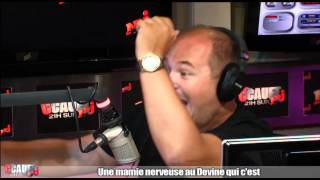 Une mamie nerveuse au Devine qui cest  CCauet sur NRJ [upl. by Aihsenot]