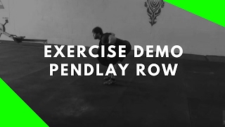 Rugby Renegade  Pendlay Row  Exercise Demo [upl. by Tihw509]