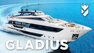 Ferretti 1000 yacht quotGladiusquot For Sale Walk Through [upl. by Luci]