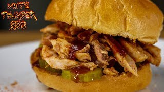 Smoked Pulled Chicken  BBQ Basics [upl. by Auoy142]