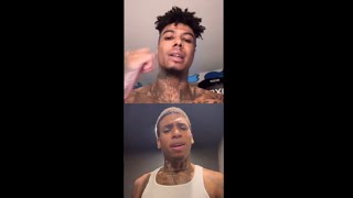 Blueface amp NLE Choppa Go At It On Live amp Plans To Fght [upl. by Riorsson]