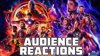 Avengers Infinity War amp Endgame SPOILERS California Audience Reactions  April 25 2019 [upl. by Auqinat]