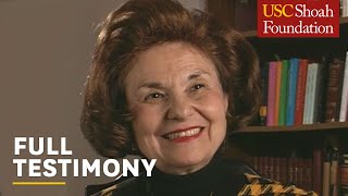 Jewish Holocaust Survivor Ruth Grunwald  Full Testimony  USC Shoah Foundation [upl. by Neo]