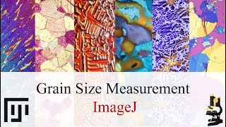 ImageJ Tutorial Grain Size Measurement Mean Linear Intercept Method محاسبه میانگین اندازه دانه [upl. by Liman]