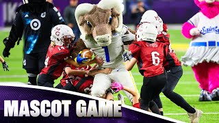 Mascot Game Gets CRAZY vs Peewee Football Team  Minnesota Vikings [upl. by Cleres854]