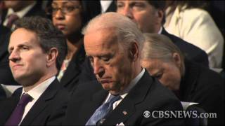 Obama puts Biden to sleep with budget speech [upl. by Field387]