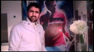 Tipsarevic Takes You Inside His O2 Locker Room [upl. by Bendicta770]