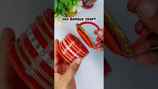 Waste Bangle DIY for Mandir  diy bestoutofwaste craft ganesh [upl. by Aem]