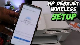 How To SetupConnect HP DESKJET 4100 To WIFI [upl. by Clarance]