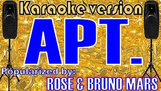 APT Karaoke Version by ROSÉ amp BRUNO MARS Karaoke Cover [upl. by Sherborne]