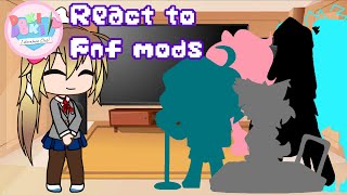 DDLC react to Friday Night Funkin mods 15 [upl. by Manaker]