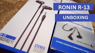 RONIN R13 HANDSFREE UNBOXING  REVIEW  R13 [upl. by Areyk185]