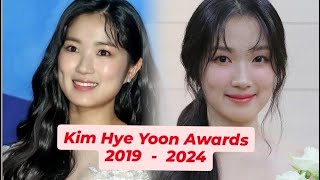 Kim Hye Yoon Awards 20192024🔥 김혜윤 kimhyeyoon [upl. by Yeliw]