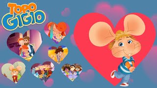 La famiglia di Topo Gigio ❤️  Topo Gigio  Canzoni bambini e baby dance [upl. by Anelej435]