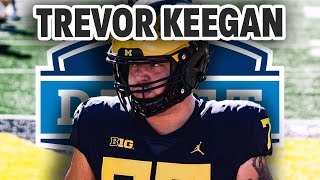 Michigan Offensive Lineman Trevor Keegan  2024 NFL Draft Interview [upl. by Terriss]