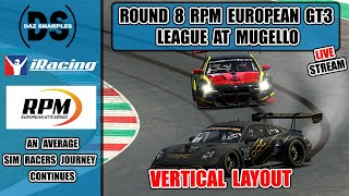 BANNED FROM QUALI AGAIN   ROUND 8 RPM EUROPEAN GT3 LEAGUE AT MUGELLO  iRacing Live [upl. by Swithin]