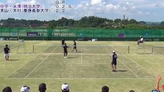 17 石川インカレ ソフトテニス 対抗戦 男子 準々決勝 3 1次戦 2 [upl. by Narag]