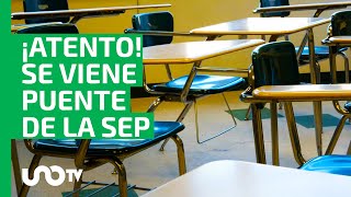 ¿Cuándo es el próximo puente para alumnos de educación básica [upl. by Aikemit]