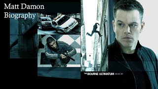 Matt Damon Biography Jason Bourne Life Story Of Actor [upl. by Saxena]