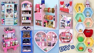 10 DIYs Room Organizer Idea  Cardboard Crafts  DIY Projects [upl. by Benenson920]