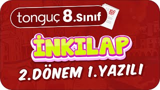 8Sınıf İnkılap 2Dönem 1Yazılıya Hazırlık 📑 2024 [upl. by Ettezoj]