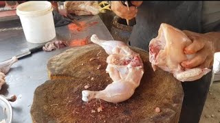 How to cut a whole chicken very fastvideo foodskillschicken foryoutrendingvideo video [upl. by Mandle923]