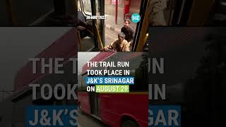 JampK Trial Run Of Six EBuses Under ‘Smart City Project’ Kicks Off In Srinagar [upl. by Birdella]