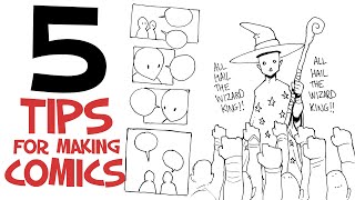 5 Tips For Making Comics [upl. by Derriey]