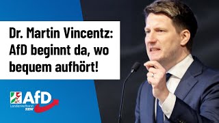 Dafür steht AfDNRWSprecher Dr Martin Vincentz [upl. by Seluj]