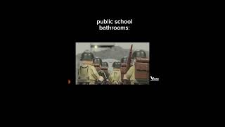 Private school restrooms vs public school restrooms [upl. by Armmat970]