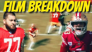 How 49ers Brock Purdy amp Dominick Puni got 49ers past Bucs in close game  Film Breakdown [upl. by Lemieux]