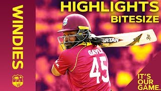 Windies vs England 4th ODI 2019  Bitesize Highlights [upl. by Ahsiken682]