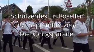 Schützenfest in Rosellen  Die Königsparade  04 September 2016 [upl. by Maggie]