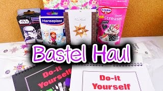 Weihnachts Bastel Haul 🎄Schöne Fröbelsterneamp DIY Kalender 2017 Frozen amp Star Wars Pflaster Lakritz [upl. by Joiner558]