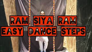 Ram Siya Ram Easy Dance Steps  Adipurush  Prabhas [upl. by Enomsed]