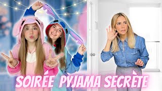 Soirée PYJAMA secrète STITCH et ANGEL  Pyjama Party secrète [upl. by Yllek750]