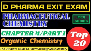 Exit exam preparation for d pharmacy  Pharmaceutical chemistry MCQ  Active Pharma  ch4 [upl. by Nylirac]