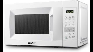 COMFEE EM720CPLPM Countertop Microwave Oven with Sound OnOff ECO Mode Review [upl. by Akeihsat]