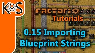 Factorio Tutorials 015 How to Import Blueprint Strings [upl. by Inafetse987]