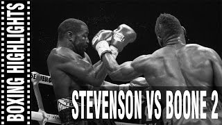 Adonis Stevenson vs Darnell Boone 2 Highlights [upl. by Nidya]