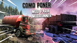 COMO DESCARGAR E INSTALAR MODS PARA TU SPINTIRES MUDRUNNER [upl. by Shelli408]