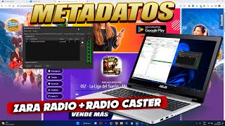 Zara Radio  Radio Caster  Configurar Metadatos Nombre de Canciones  CON STREAMING DE ZENORADIO [upl. by Chemar168]