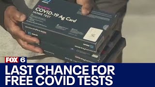 US Governments free COVID19 tests program ending  FOX6 News Milwaukee [upl. by Isoais956]