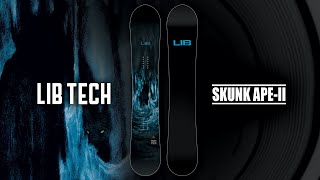 20232024 SKUNK APE II  LIB TECH SNOWBOARD [upl. by Aeirdna257]