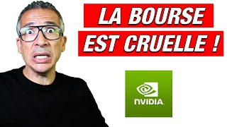 La Bourse est sans pitié cette fois cest Nvidia [upl. by Wells]